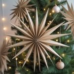 Fabriquer des étoiles papier Noël pour une décoration festive naturelle