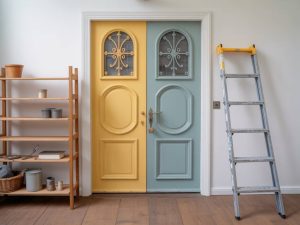 Peindre encadrement porte sans déborder : méthodes et outils à connaître