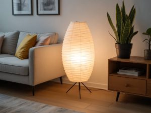 Pourquoi opter pour un luminaire sur pied dans un salon éco-responsable