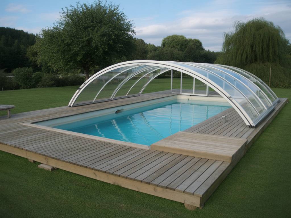Abris piscine hors sol rectangulaire : solutions pratiques pour protéger votre bassin et prolonger la saison de baignade