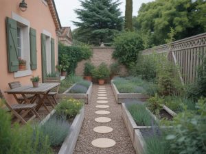 Comment créer un jardin sec esthétique et économe en eau pour un extérieur durable